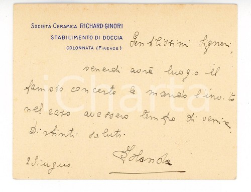 1920 doccia colonnata - ca,