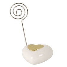 6X Segnaposto con clip CUORE