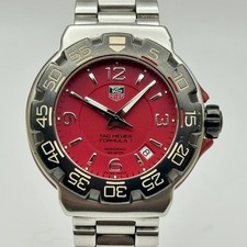 Orologio TAG HEUER Formula 1 WAC1113 BA0850 Quadrante Rosso Quarzo Uomo...
