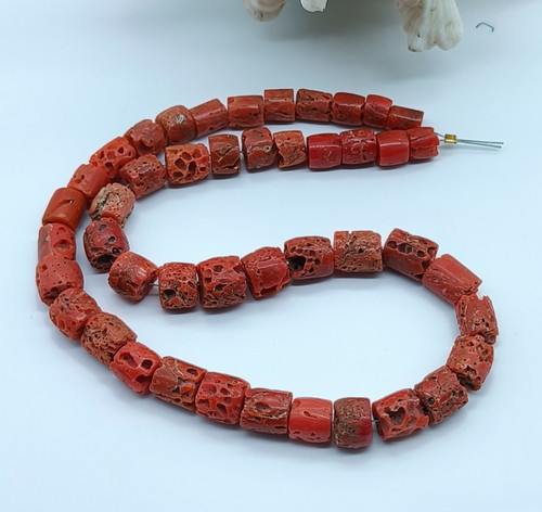 Perline corallo rosso - corallo,