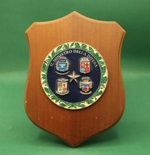 Vintage Crest Ministro della difesa Prodotto Italiano originale