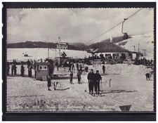 Cartolina Gallio Nuovo Bar Ristorante e Sciovia Sisemol  ANIMATA con Auto EB754