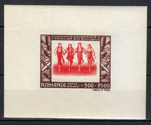 Romania 1946 mnh block - romania,