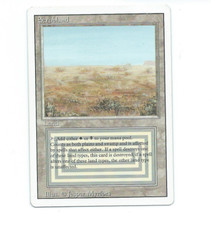 Magic MTG 1x Revised Scrubland