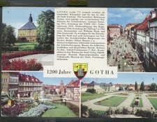 1200 anni di Gotha - cartolina multifoto