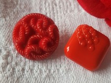 Duo Bottoni Antichi IN Vetro