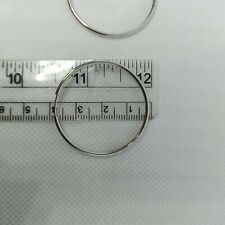 Orecchini a cerchi oro bianco