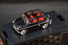 FIAT 600 PRIMA SERIE 1955 SPORTS BLACK R248S SCALA 1/43 BRUMM MADE IN ITALY