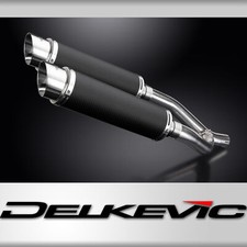 Yamaha XTZ660Z Tenere 2008-2016 Echappement KIT-Silencieux 350mm Rond Carbone