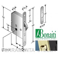 Serratura bonaiti gancio x - bonaiti,