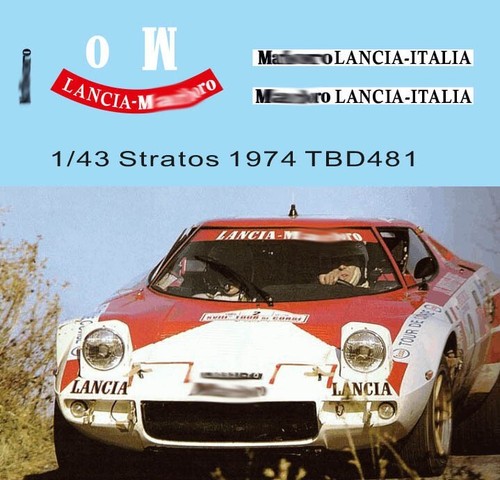 Decals per lancia stratos - per,