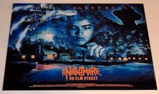 A Nightmare on Elm Street 1984 Regno Unito QUAD poster film horror 19"x13" Freddy Krueger