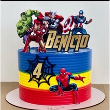 Cake topper avenger - cake,