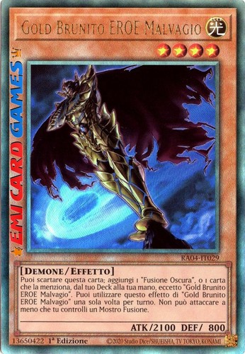 Gold brunito eroe malvagio - malvagio,