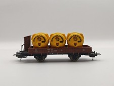 Lima 2816 carro merci FS Sponde Basse Garitta Birra Dinkelacke scala H0 Raro