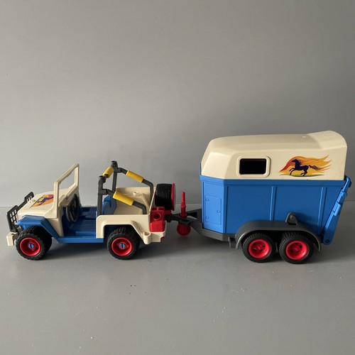 Raro set jeep - , playmobil
