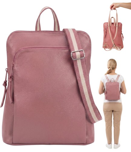 Zaino donna borsetta pelle