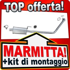 Silenziatore centrale per opel - silenziatore,