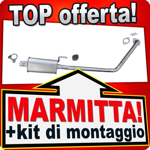 Silenziatore centrale per opel - centrale,