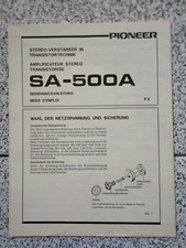 PIONEER SA 500 A AMPLIFICATORE