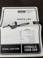 Hydraulic Chain Saw STANLEY