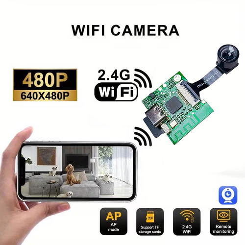 Telecamera wifi mini modulo - , 5