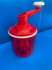 Batteur manuel TUPPERWARE speedy chef Rouge / mayonnaise chantilly / TBE !!