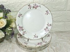 SELTMANN WEIDEN BAVARIA PORCELLANA FIORI DI PESCO SET SEI PIATTI  DIAM 19 CM 