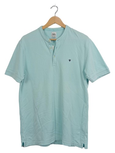Zara polo uomo turchese casual - polo,
