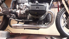 BMW R100 R80 R65 caferacer exhaust MAD 40mm. Removable DB killer included. L+R