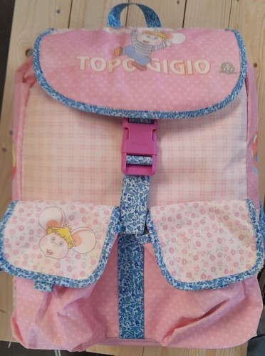 Zaino vintage topo gigio - vintage,