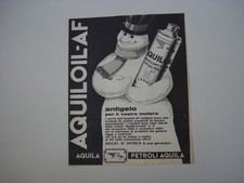 advertising Pubblicità 1961 AQUILOIL AQUILA PETROLI