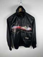 Adidas Chile 62 Giacca Nero Oro Rossa Taglia XS Uomo Men Shiny Wet Look Jacket