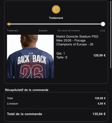 Presell maillot domicile - maillot, psg