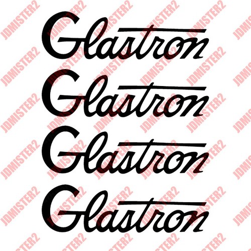 Adesivo glastron decalcomania - adesivo,