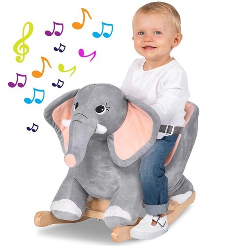 Elefante dondolo cavalcabile - a,