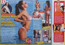 Italian Clipping Ritaglio 2021 CAROLINA STRAMORE povera Miss sfila 2 PAGINE