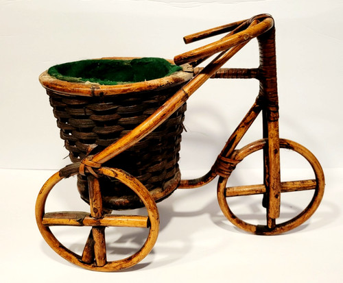 Fioriera bici bambù - , vintage