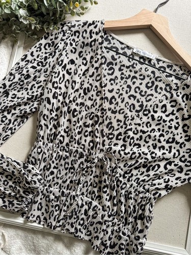 Blusa zara stampa leopardata - stampa,