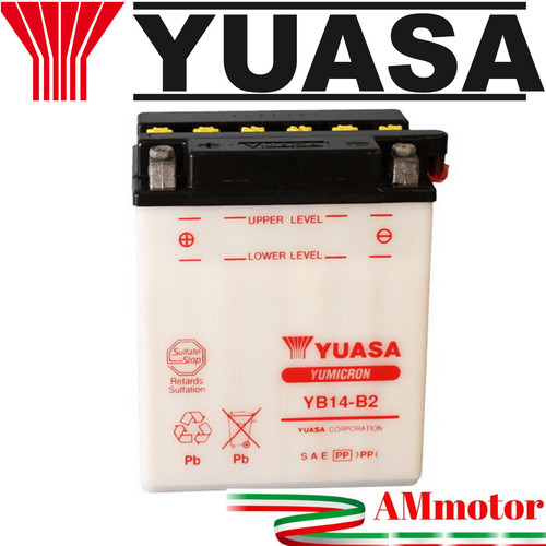 Yuasa yb14 batteria honda - yuasa, yb14-b2