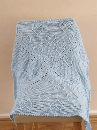 Coperta neonato blu