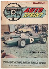 AUTO SPRINT - SUPPL AL N 854 DEGLI ALBI DELL'INTREPIDO - 1962 - LOTUS 1500