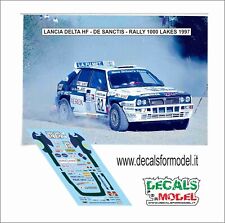 DECALS 1:43 LANCIA DELTA HF DE SANCTIS RALLY 1000 LAKES 1997