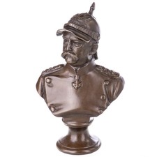 Statua in bronzo busto Otto