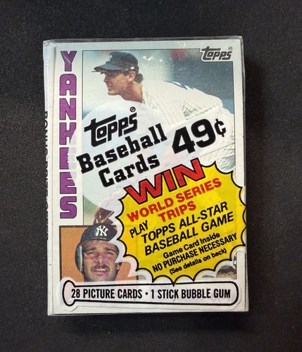 1984 topps cello pack - 1984,