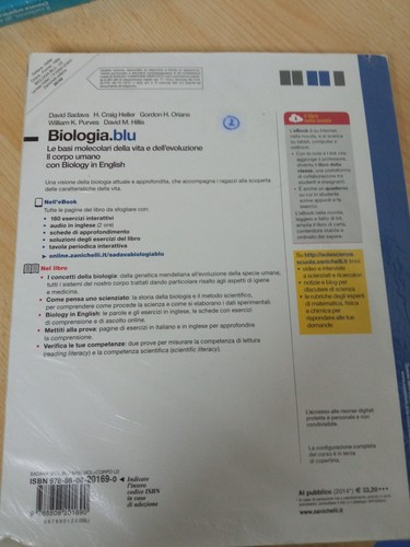 Libro scolastico biologia blu - libro, biologia.blu
