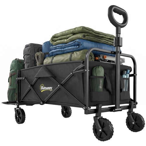 Outsunny carrello pieghevole - carrello,