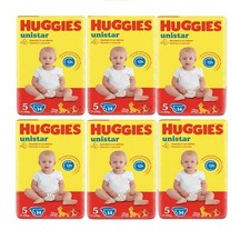 Huggies Unistar Taglia 5 Pannolini Bambini (11-25kg) Offerta 112 Pannolini (8X14