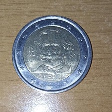 Moneta 2 Euro ITALIA GIUSEPPE VERDI 1813 - 2013 commemorativa SPL Circolata