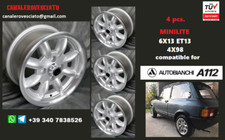 4 Cerchi Minilite 13 pollici
